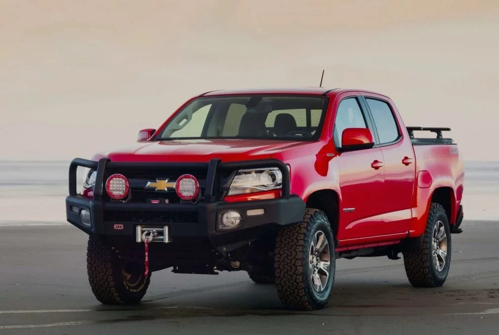 Completed ARB bumper installation on GMC Canyon